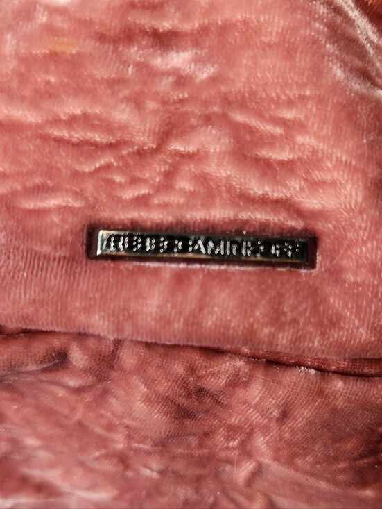Rebecca Minkoff Julian Pink Crushed Velvet Backpack Purse Bag main image 14